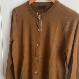 J Crew Featherweight cashmere cardigan sweater